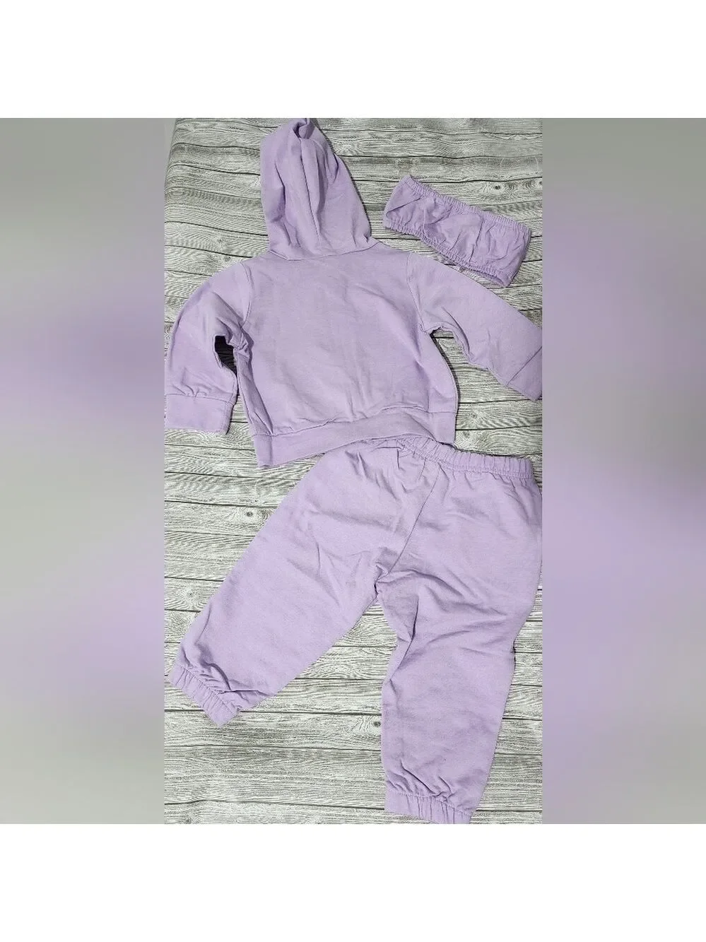 SHEIN BABY Girls Zip Up Hoodie, Bandeau & Sweatpant 6-9 Months -New Without Tag